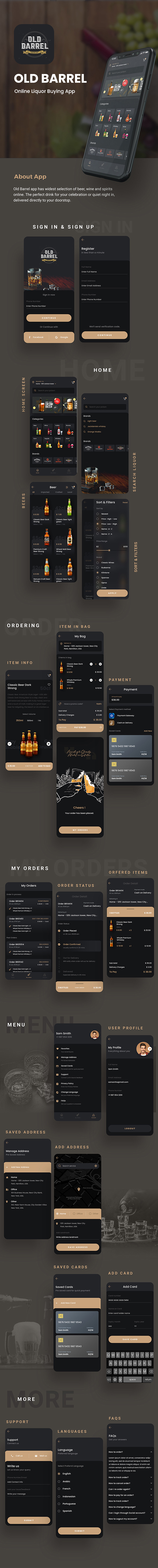 Online Liquor Buying Android App + iOS App Template | IONIC 6 | OLD BARREL - 3